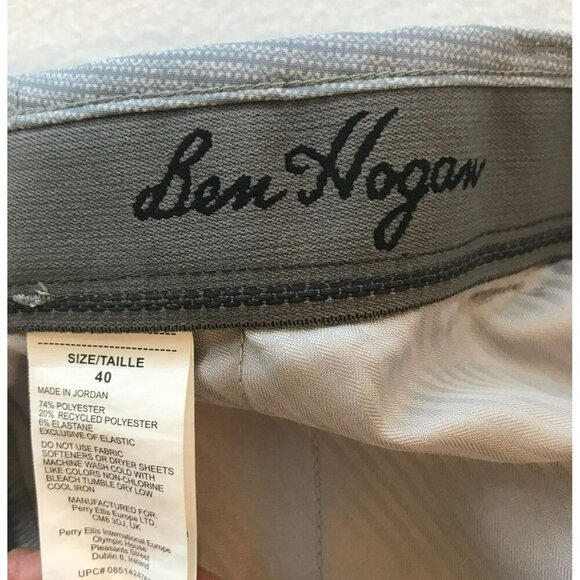 Ben Hogan Men's Flat Front Bermuda Golf Shorts Sz 40 in Gray  Activewear - Picture 16 of 16